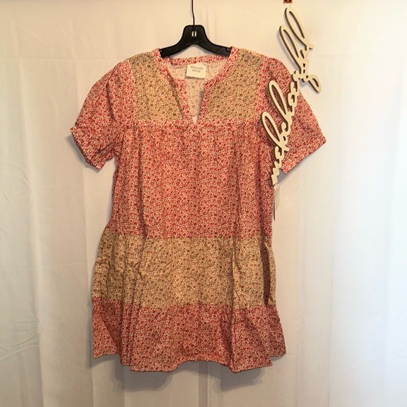 Hyacinth House Puff Sleeve Mini - Picture 1 of 7